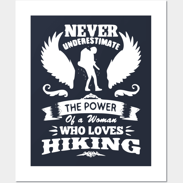 hiking 2 b.png Wall Art by Humorable